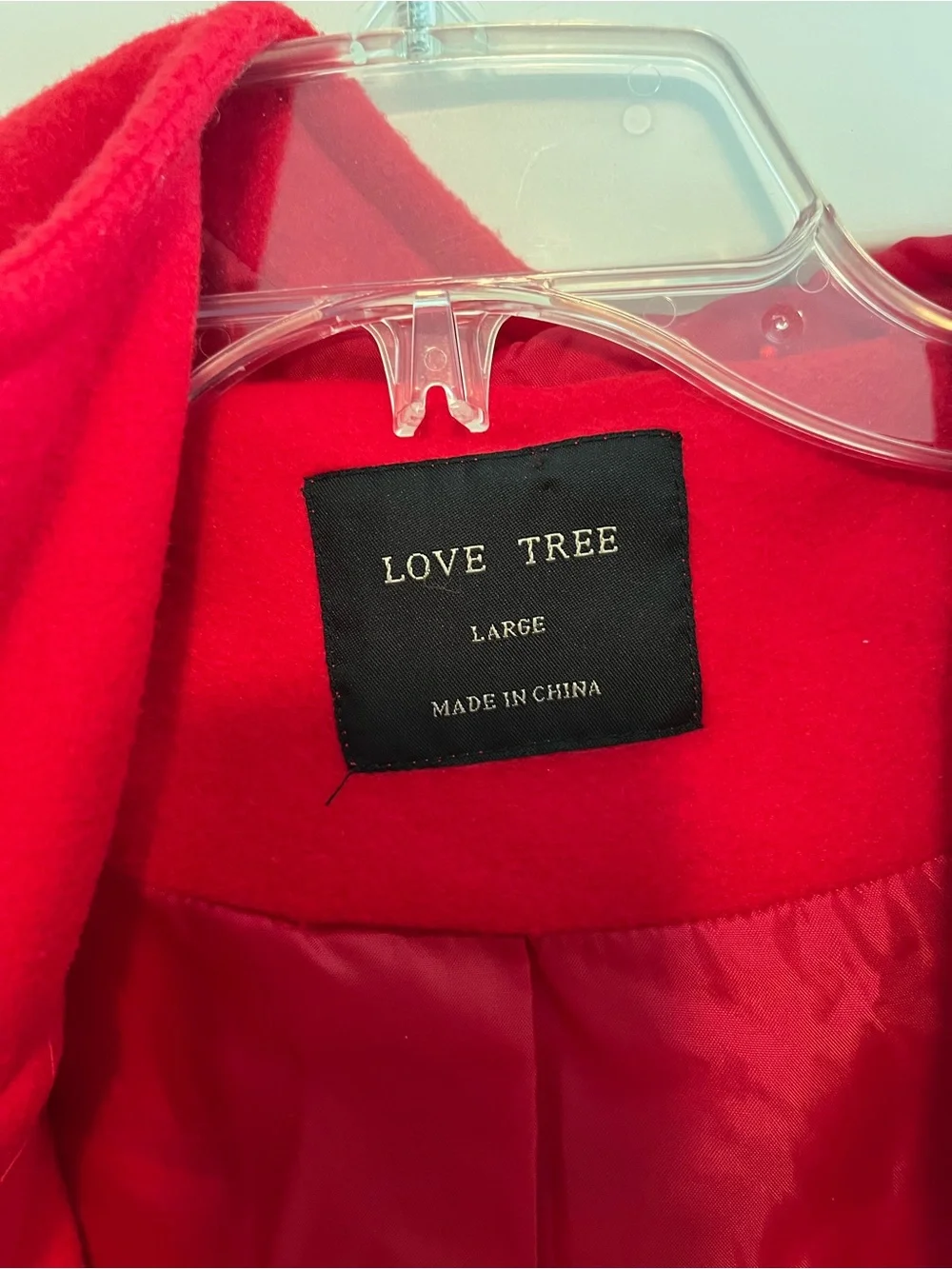 Love Tree bold red